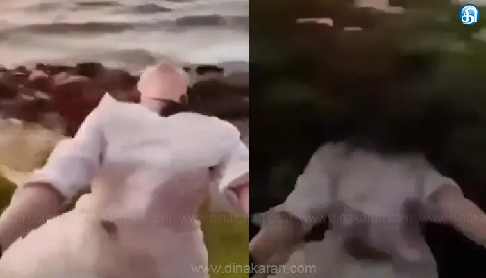 ரீல்ஸ் எடுக்க முயன்று ரயிலில் இருந்து கீழே விழுந்த இளம்பெண்!