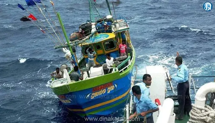 எல்லை தாண்டி மீன்பிடித்ததாக கூறி நெடுந்தீவு அருகே கைது செய்யப்பட்ட மண்டபம் மீனவர்கள் 6 பேர் விடுதலை