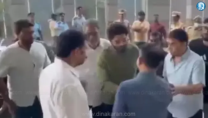 ஸ்ரீதேஜை சந்தித்து நலம் விசாரித்தார் அல்லு அர்ஜுன்..!!