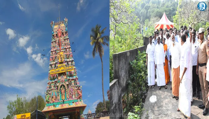 சிறுவாபுரி முருகன் கோயிலுக்குப் பக்தர்கள் செல்ல மாற்றுப் பாதை அமைக்க திட்டம்: அமைச்சர் எ.வ.வேலு பேட்டி
