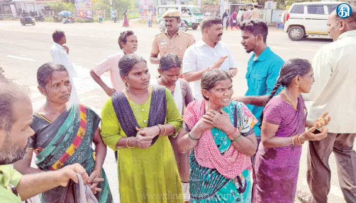 ஒரே குடும்பத்தில் 5 பெண்கள் தீக்குளிக்க முயற்சி: அரியலூர் கலெக்டர் அலுவலகத்தில் பரபரப்பு