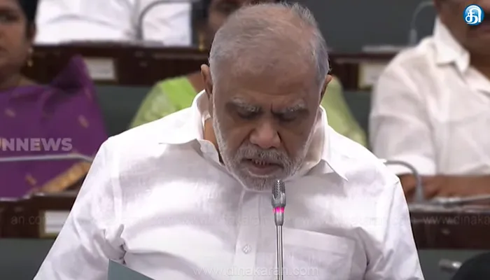 ஊரக உள்ளாட்சிகளுக்கு சிறப்பு அதிகாரிகள் நியமிப்பது தொடர்பான மசோதாவை சட்டப்பேரவையில் தாக்கல் செய்தார் அமைச்சர் ஐ.பெரியசாமி..!!