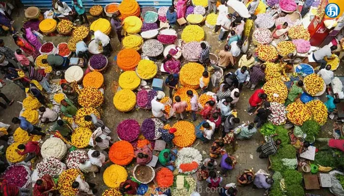 பொங்கல் பண்டிகையை ஒட்டி திண்டுக்கல்லில் பூக்கள் விலை கிடுகிடுவென உயர்வு..!!