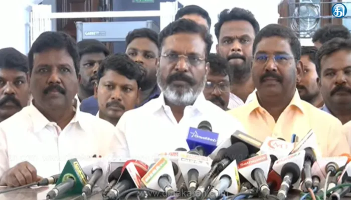 பெரியார் குறித்து அவதூறு: சீமானுக்கு திருமாவளவன் கண்டனம்