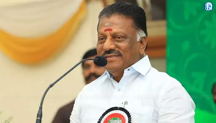 பாலியல் வழக்குகளில் சட்ட திருத்தம் தமிழக அரசுக்கு ஓ.பி.எஸ். பாராட்டு