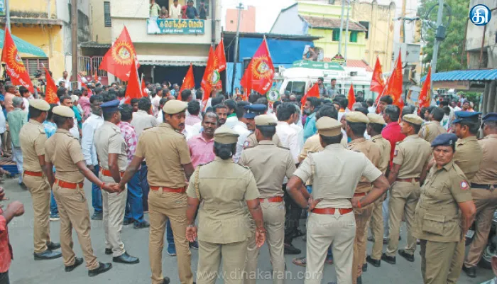 பெரியார் குறித்து விமர்சன பேச்சு; சீமான் பிரசாரத்திற்கு காங். கட்சியினர் எதிர்ப்பு: நாதகவினரும் கோஷமிட்டதால் பரபரப்பு