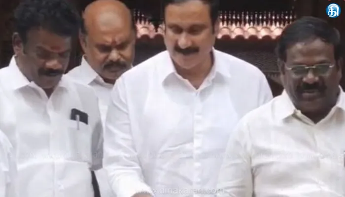 சென்னை பனையூரில் உள்ள அலுவலகத்தில் பாமக மாவட்ட செயலாளர்களுடன் கட்சியின் தலைவர் அன்புமணி 3வது நாளாக ஆலோசனை