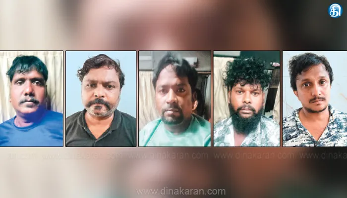 குடியிருப்பு உரிமையாளரை தாக்கிய வழக்கில் விசிக பிரமுகர் உள்பட 5 பேர் பிடிபட்டனர்
