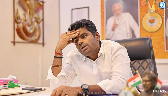வன்முறையை தூண்டும் வகையில் பேச்சு அண்ணாமலை மீது கமிஷனர் ஆபீசில் புகார்