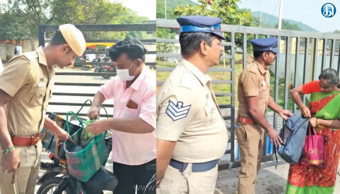மனு கொடுக்க வந்த தொழுநோயாளி தீக்குளித்ததன் எதிரொலி: தீவிர சோதனைக்கு பின் குறைதீர் கூட்டத்தில் பொதுமக்கள் அனுமதி