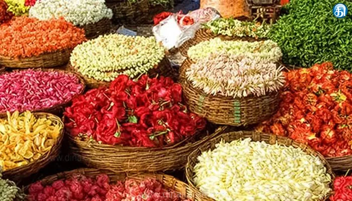 கோயம்பேடு பூ மார்க்கெட்டில் பூக்களின் விலை ‘கிடுகிடு’ உயர்வு