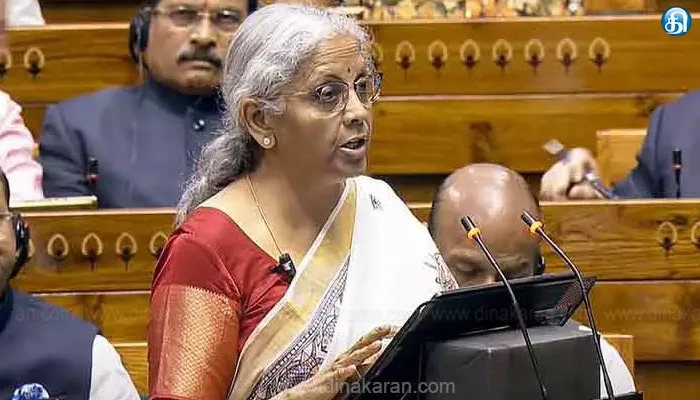 2025 வருமான வரி சட்ட மசோதாவை மக்களவையில் தாக்கல் செய்தார் நிர்மலா சீதாராமன்