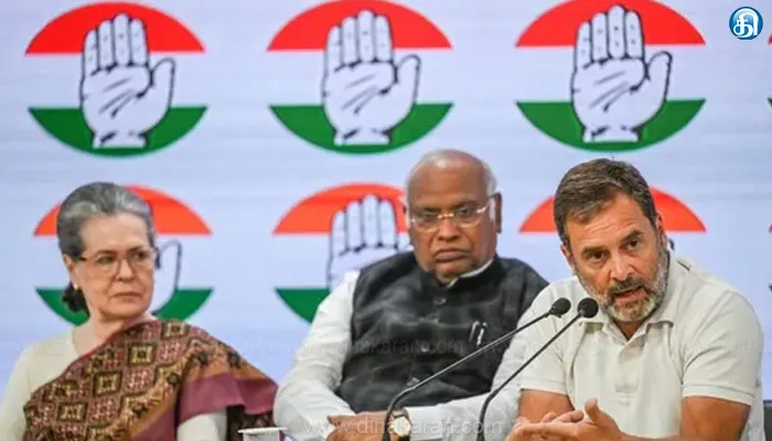 டெல்லி சட்டமன்ற தேர்தல்: தொடர்ந்து 3வது முறையாக ஒரு இடத்தைக் கூட கைப்பற்றாமல் காங்கிரஸ் படுதோல்வி