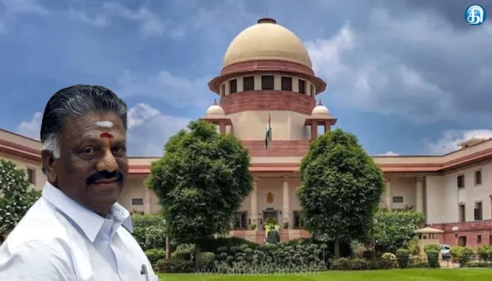 இரட்டை இலை, அதிமுக உட்கட்சி விவகாரம் தொடர்பாக உச்சநீதிமன்றத்தில் ஓ.பி.எஸ். கேவியட் மனுத் தாக்கல்