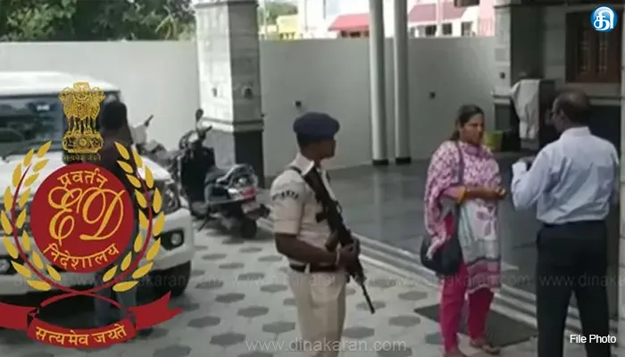 சென்னையில் அமலாக்கத்துறை சோதனை