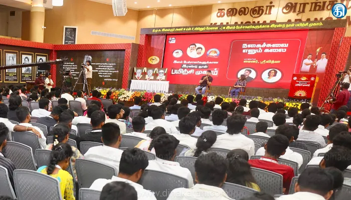 அடுத்த தலைமுறை பேச்சாளர்களுக்கு 2 நாள் பயிற்சி முகாம்: உதயநிதி ஸ்டாலின் தொடங்கி வைத்தார்