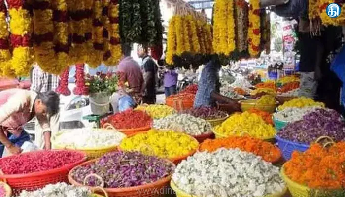 சுபமுகூர்த்தம், தைப்பூசம் முன்னிட்டு பூக்கள் விலை பல மடங்கு உயர்வு: வியாபாரம் களைகட்டியது