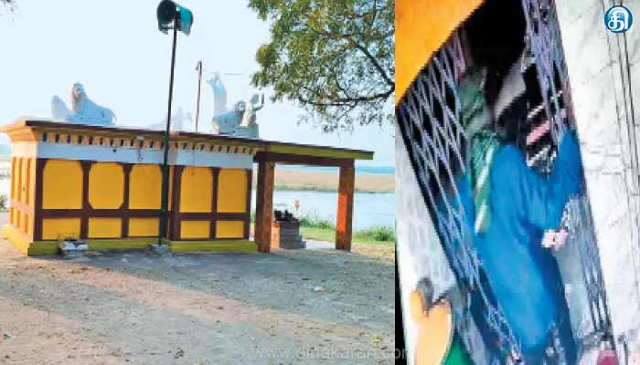 ஊத்துக்கோட்டை கோயிலில் பயபக்தியுடன் சாமி கும்பிட்டு உண்டியலில் கைவைத்த மர்ம நபர்: சிசிடிவி பதிவை வைத்து விசாரணை