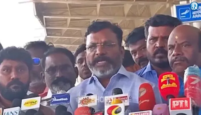 டெல்லியில் பாஜக ஆட்சி அமைவது தேசத்திற்கான பின்னடைவு: திருமாவளவன் பேட்டி