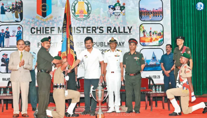 மக்கள் சேவையில் மட்டுமல்ல, விளையாட்டு போட்டிகளிலும் தமிழ்நாட்டு என்சிசி மாணவர்கள் சாதனைகளை படைத்து வருகின்றனர்: துணை முதல்வர் உதயநிதி ஸ்டாலின் பாராட்டு