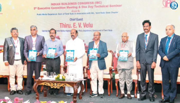 பழங்காலத்தில் உள்ள கட்டிடங்கள், கோயில்கள் திராவிட கட்டிடக் கலையின் பெருமைகளை நமக்கு உணர்த்தும் கலைக்களஞ்சியம்: அமைச்சர் எ.வ.வேலு பேச்சு