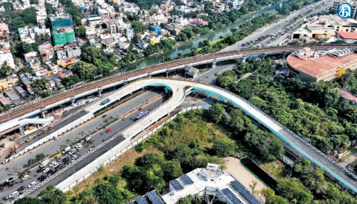 ஓஎம்ஆரில் வாகன நெரிசலை குறைக்க கட்டப்பட்டது டைடல் பார்க் ‘யு’ வடிவ மேம்பாலம் இன்று திறப்பு: துணை முதல்வர் உதயநிதி ஸ்டாலின் திறந்து வைக்கிறார்