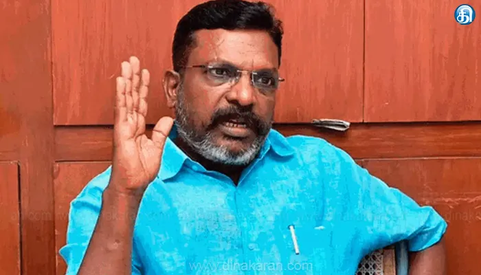 இந்தி திணிப்பு என்பது திட்டமிட்ட அரசியல் நடவடிக்கை என திருமாவளவன் குற்றச்சாட்டு