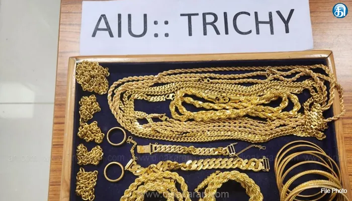 திருச்சியில் ரூ.43 லட்சம் மதிப்புள்ள தங்கம் பறிமுதல்..!!