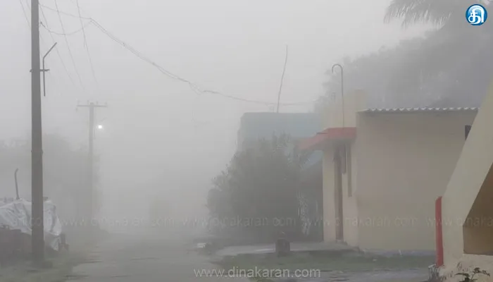 செங்கல்பட்டில் கடும் பனிப் பொழிவு
