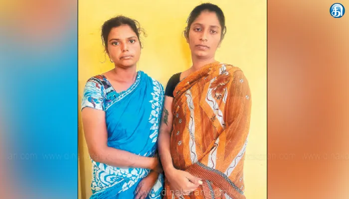 திருவிழாவில் குடும்பத்துடன் நகை பறித்த 2 பெண்கள் கைது: பங்களாவில் சொகுசு வாழ்க்கை; பரபரப்பு தகவல்கள்
