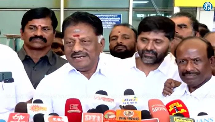 எல்லாம் நன்மைக்கே: ஒ.பன்னீர்செல்வம் பதில்