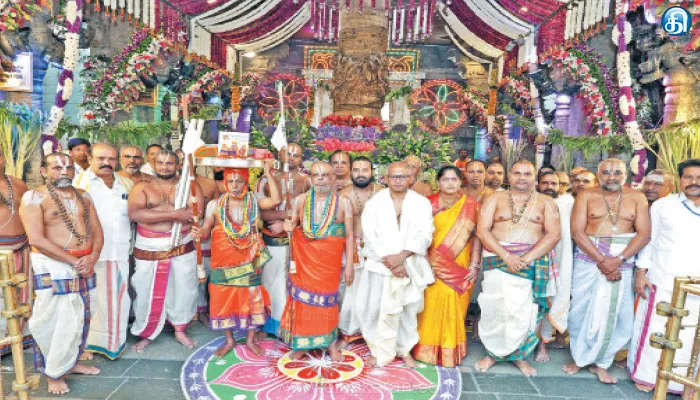யுகாதி பண்டிகையையொட்டி திருப்பதியில் தெலுங்கு வருட பஞ்சாங்கம் வாசிப்பு