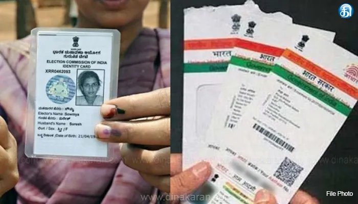 குளறுபடிகள் இல்லாமல் தேர்தல் நடைபெற வாக்காளர் அடையாள அட்டையுடன் ஆதார் கார்டை 100% இணைக்க வேண்டும்: தமிழக தலைமை தேர்தல் அதிகாரி தலைமையில் நடந்த கூட்டத்தில் அனைத்துக்கட்சி தலைவர்கள் வலியுறுத்தல்