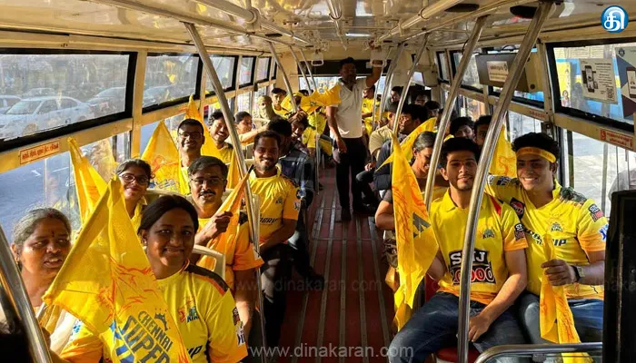 சென்னை – மும்பை ஐபிஎல் போட்டி; மாநகர பேருந்துகளில் இலவச பயணம்: போக்குவரத்து கழகம் அறிவிப்பு