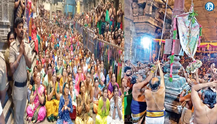 திருச்செந்தூர் முருகன் கோயிலில் மாசி திருவிழா தொடங்கியது: 12ம் தேதி தேரோட்டம்