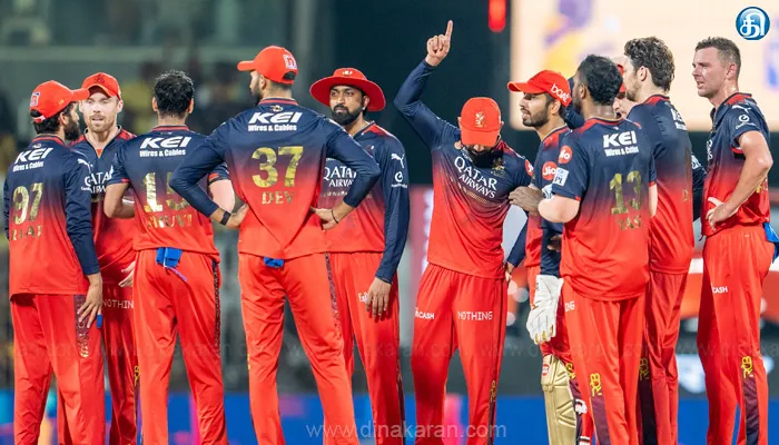 சென்னையுடன் ஐபிஎல் லீக் போட்டி பெங்களூரு அணி அபார வெற்றி