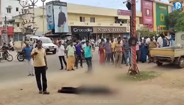 காரைக்குடியில் காவல்நிலையத்தில் கையெழுத்திட சென்ற ரவுடி ஓட ஓட விரட்டிக் கொலை..!!