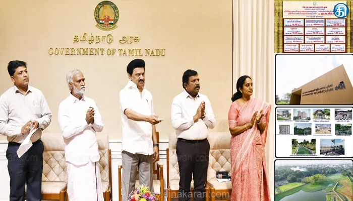 சென்னையில் ரூ.39.75 கோடியில் 3 முடிவுற்ற பணிகளை திறந்து வைத்து, ரூ.70.70 கோடி மதிப்பீட்டில் 10 திட்டப் பணிகளுக்கு அடிக்கல் நாட்டினார் முதல்வர் மு.க.ஸ்டாலின்..!!