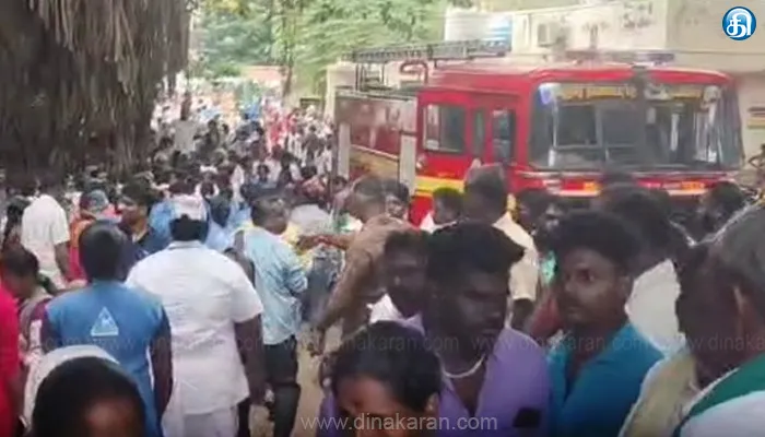 தஞ்சாவூர் அரசு இராசா மிராசுதார் மருத்துவமனையில் மகப்பேறு பிரிவு, குழந்தை பிரிவில் பயங்கர தீ விபத்து