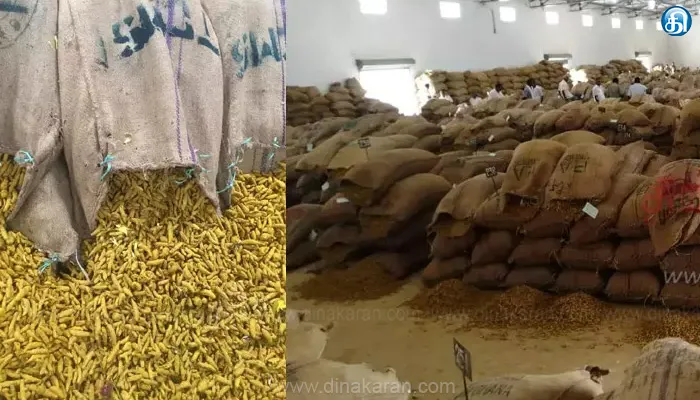 நாமக்கல்லில் ஒரே நாளில் 3.80 கோடிக்கு மஞ்சள் விற்பனை: விவசாயிகள் மகிழ்ச்சி