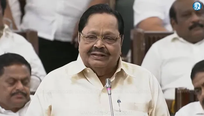 பழசை மறந்து விடலாமா சார்? வார்த்தைக்கு வார்த்தை குறுக்கிட்டீங்களே : அமைச்சர் துரைமுருகன் பதிலால் சிரிப்பலை
