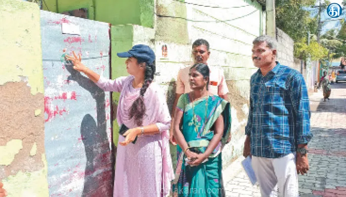 குப்பைகள் தரம் பிரித்து வாங்கப்படுகிறதா?மூலக்கரையில் வீடு, வீடாக கூடுதல் கலெக்டர் ஆய்வு