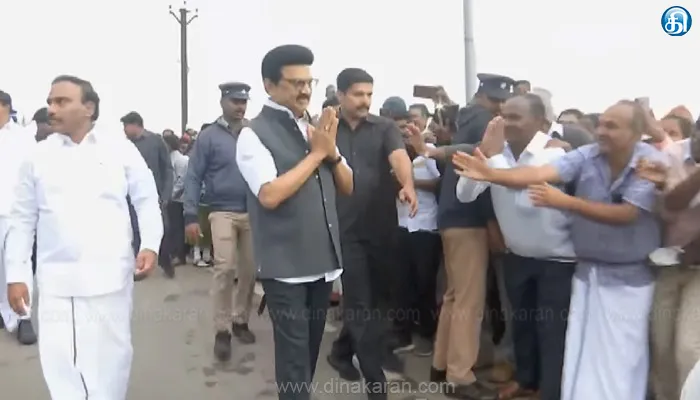 கோத்தகிரியில் முதலமைச்சருக்கு உற்சாக வரவேற்பு