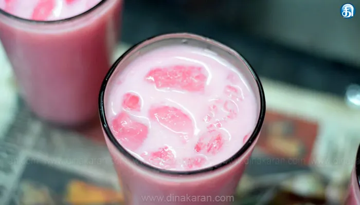 ஜெல்லி ரோஸ் மில்க் ஷேக்