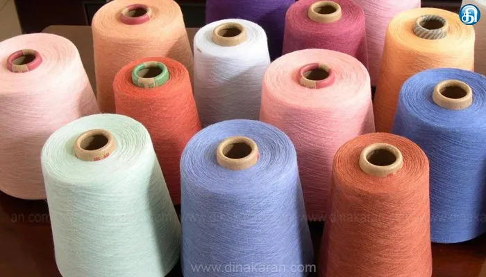 நூல் விலை கிலோவுக்கு ரூ.3 உயர்வு: பின்னலாடை நிறுவனங்கள் அதிர்ச்சி