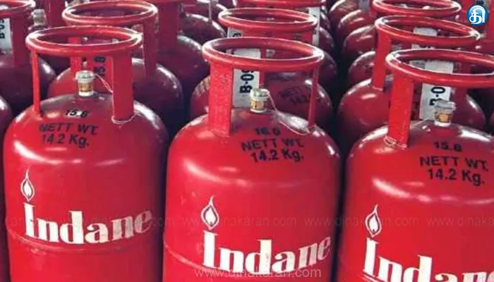 சென்னையில் வர்த்தக பயன்பாட்டிற்கான 19 கிலோ எடை கொண்ட சிலிண்டர் விலை ரூ.43.50 குறைந்தது