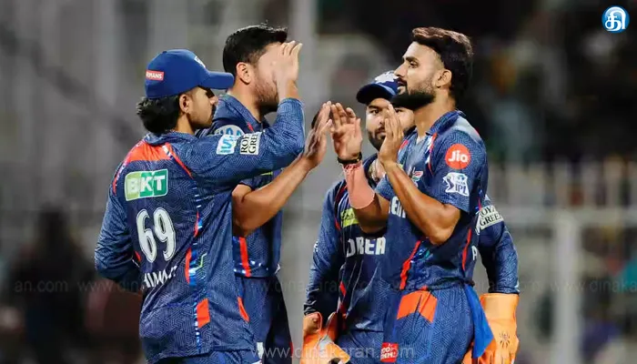 ஐபிஎல் டி20: 4 ரன்கள் வித்தியாசத்தில் KKR அணியை வீழ்த்தி லக்னோ அணி வெற்றி