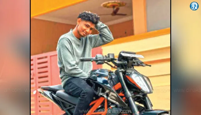 தரமணி 100 அடி சாலையில் தடுப்பில் பைக் மோதி மாணவர் பலி