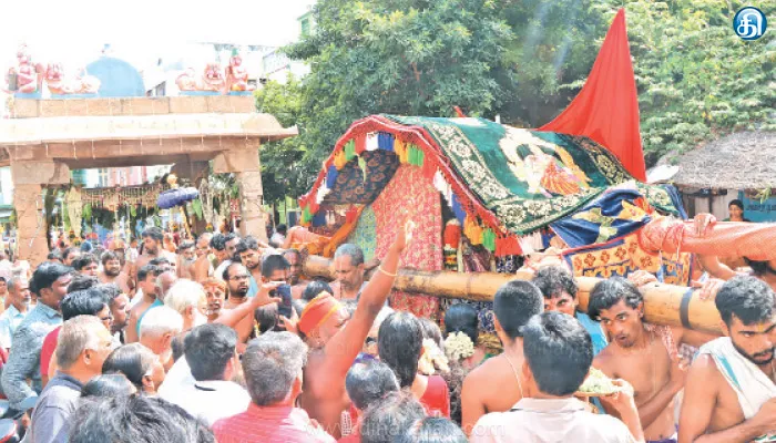 உறையூர் கோயிலில் இன்று ஸ்ரீரங்கம் நம்பெருமாள்- கமலவல்லி நாச்சியார் சேர்த்தி சேவை: திரளான பக்தர்கள் தரிசனம்