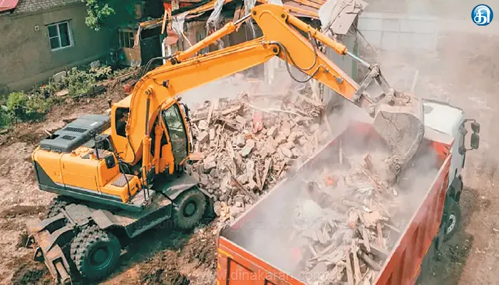 Chennai Corporation, Building waste